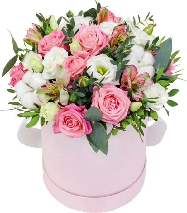 из роз и зелени Букет «Твое счастье»